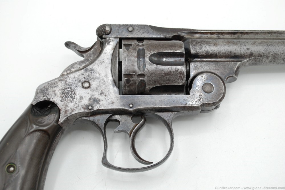 SMITH WESSON FIRST MODEL 44-40 DOUBLE ACTION REVOLVER, ANTIQUE-img-3