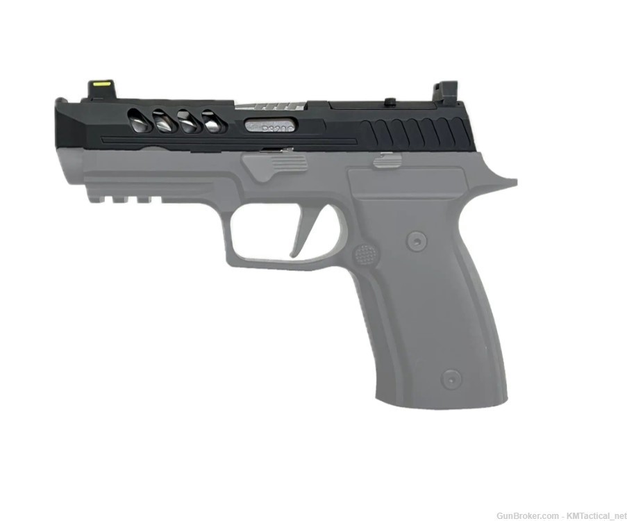 Complete BDE Sig 320c Compensated RMR Slide For Sig Sauer P320 Compact 9MM-img-3