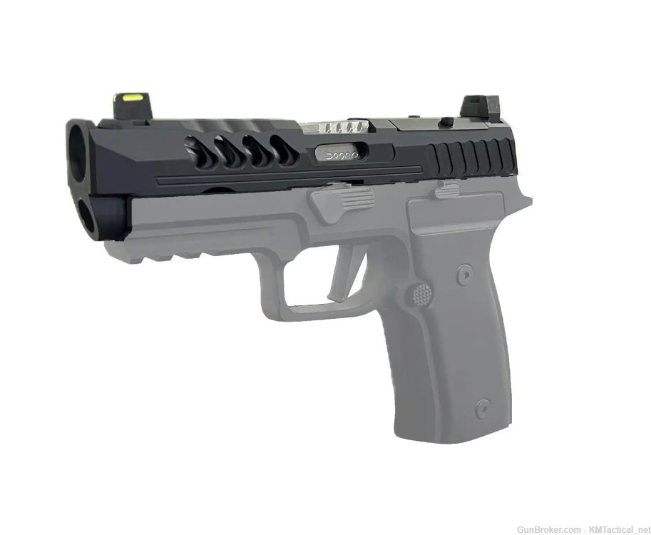 Complete BDE Sig 320c Compensated RMR Slide For Sig Sauer P320 Compact 9MM-img-0