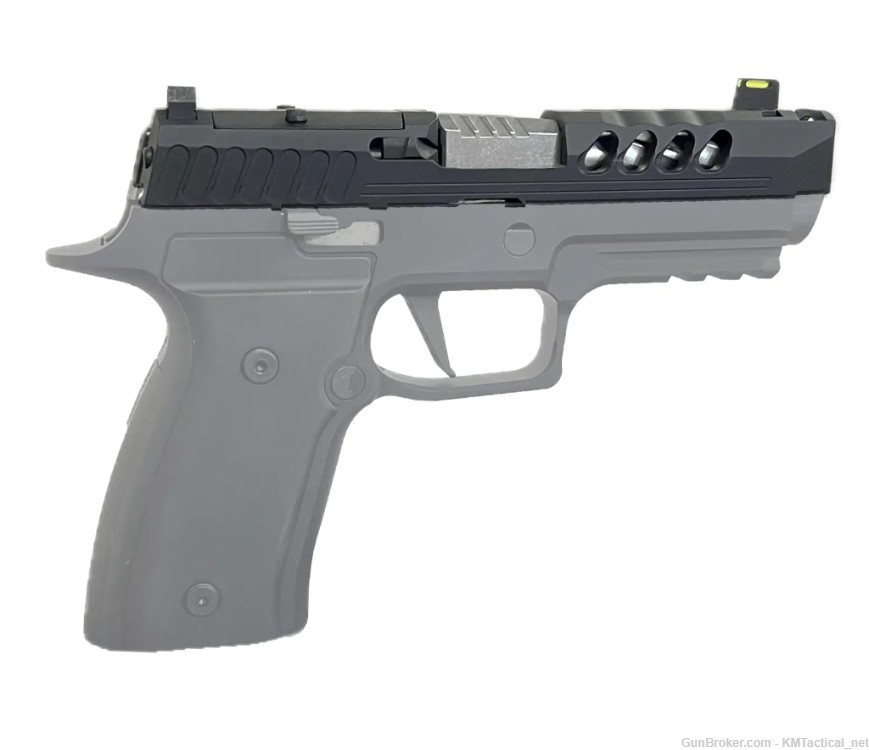 Complete BDE Sig 320c Compensated RMR Slide For Sig Sauer P320 Compact 9MM-img-1