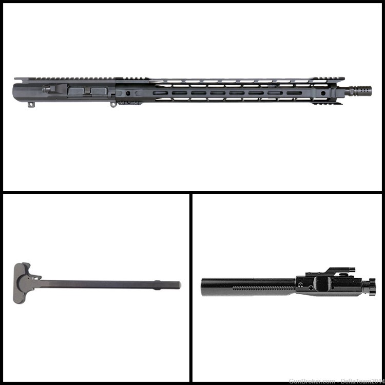AR10 20in 6.5 Creedmoor Rifle Complete Upper - KAK Compensator Muzzle Brake-img-0