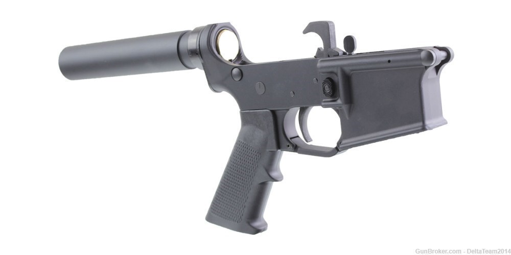 Anderson Mfg. AR15 Lower Build Kit - Pistol Buffer Tube Kit - Assembled-img-1
