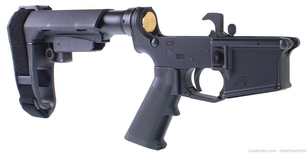 AR15 Complete Pistol Lower Kit - Aero Precision X15 Lower - SBA3 Brace-img-2