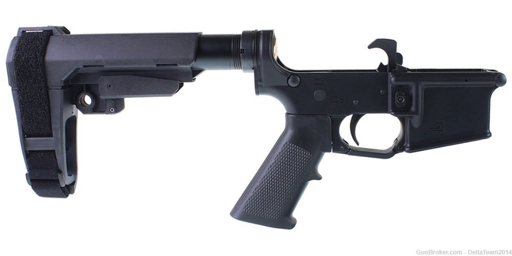 AR15 Complete Pistol Lower Kit - Aero Precision X15 Lower - SBA3 Brace-img-0