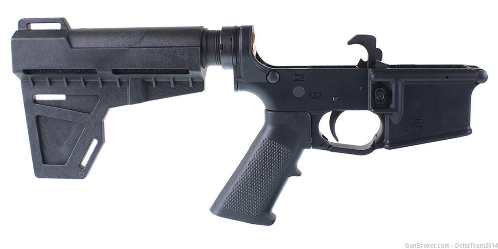 AR15 Pistol Lower Receiver - Aero Precision X15 Lower - KAK Shockwave Blade-img-0