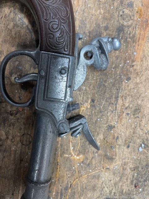 Replica Flintlock Derringer Blank Gun-img-2