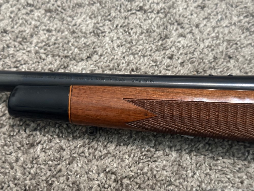 Remington 700 BDL 243 win standard 22” brl 1975 shooter -img-10