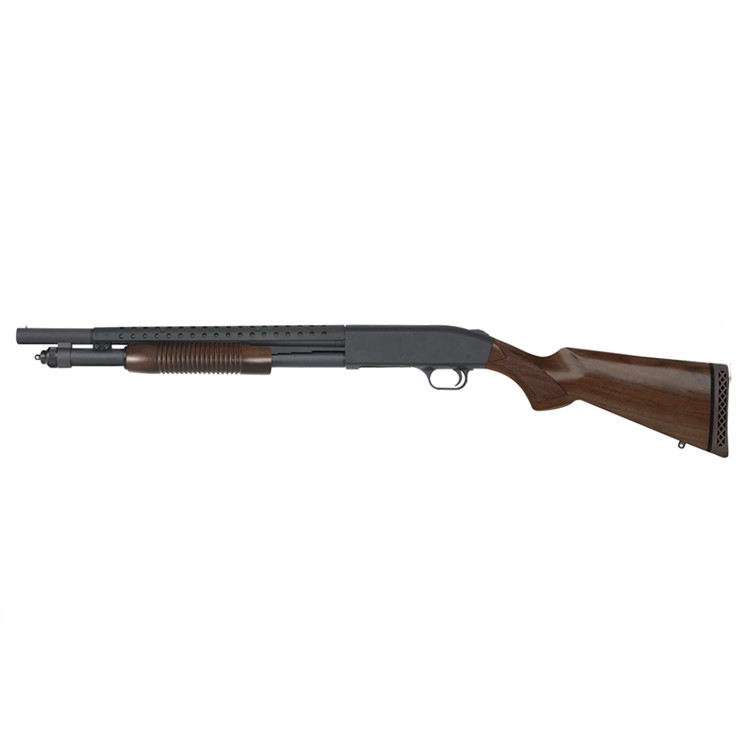 MOSSBERG 590 Tactical Retrograde 12Ga 18.5in 7rd Wood Stock Shotgun (52151)-img-2