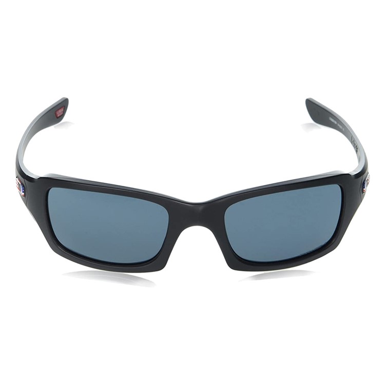 OAKLEY SI Fives Squared Matte Black USA Flag With Prizm Gray Sunglasses-img-2