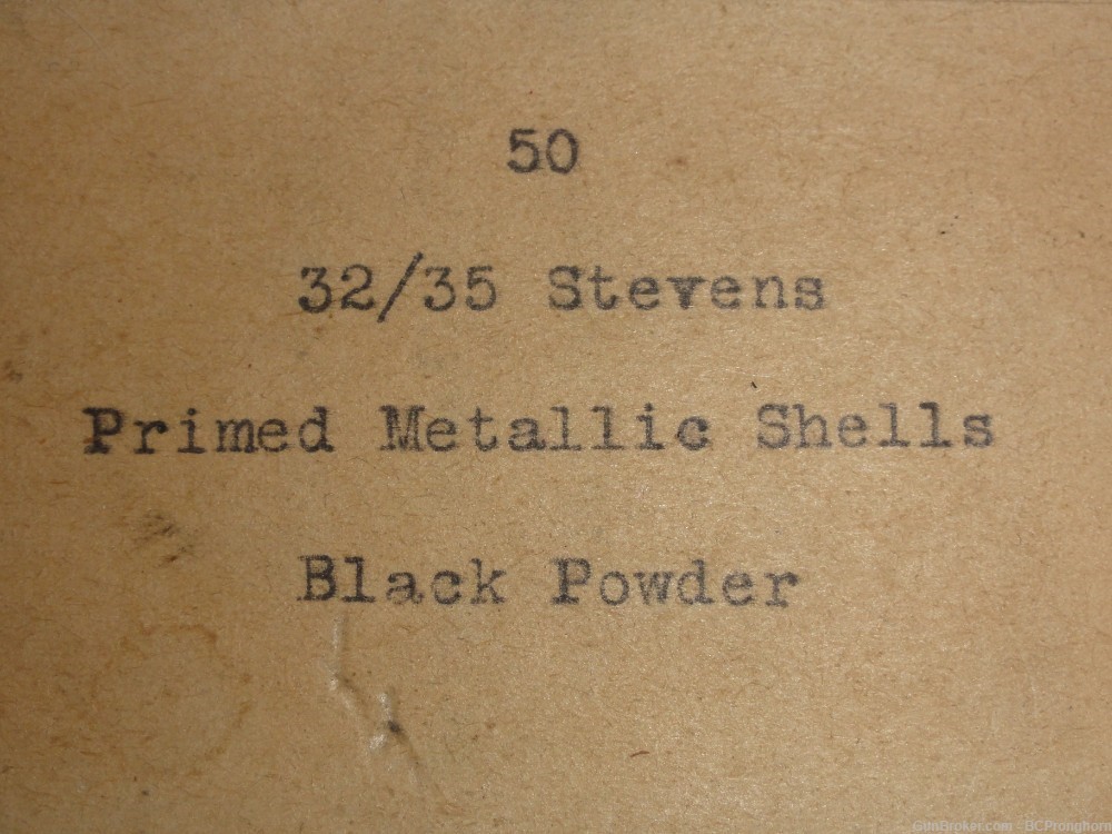 50 Rnds New, Unfired Primed Brass for .32-35 Stevens-img-1