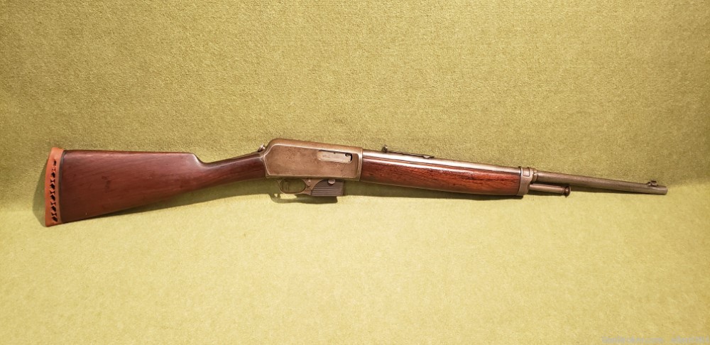 Winchester Model 1907 SL Semi Auto Rifle 351SL 20" Possibly First Year MFG.-img-1
