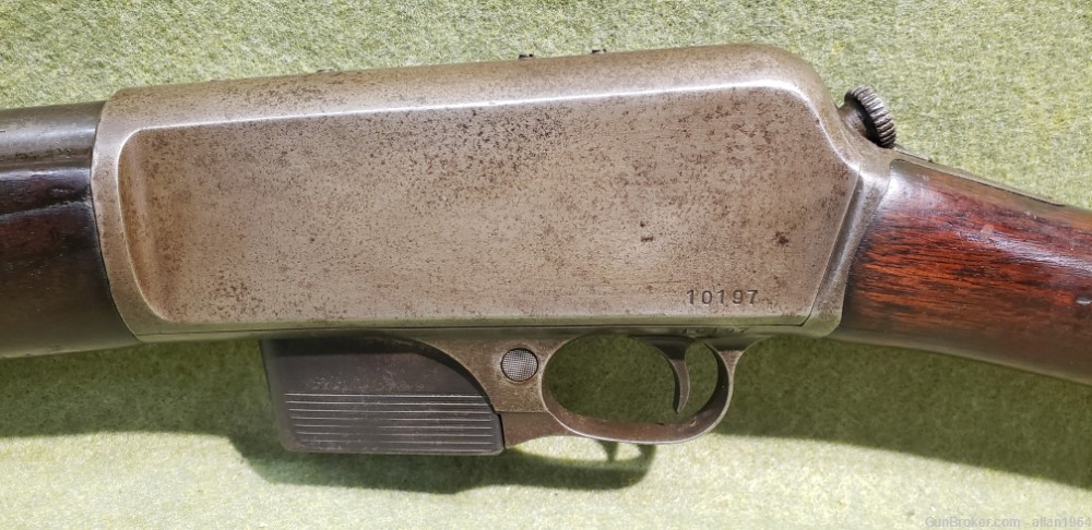 Winchester Model 1907 SL Semi Auto Rifle 351SL 20" Possibly First Year MFG.-img-10