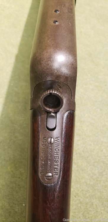 Winchester Model 1907 SL Semi Auto Rifle 351SL 20" Possibly First Year MFG.-img-38