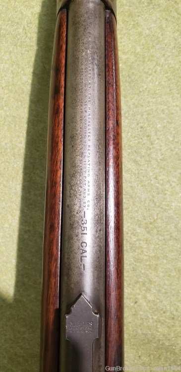 Winchester Model 1907 SL Semi Auto Rifle 351SL 20" Possibly First Year MFG.-img-33