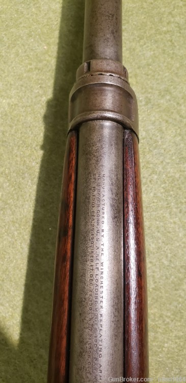 Winchester Model 1907 SL Semi Auto Rifle 351SL 20" Possibly First Year MFG.-img-31