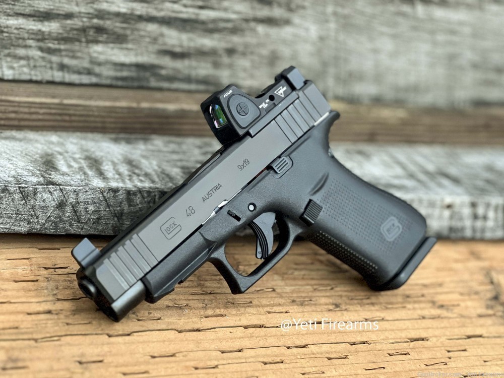 Glock 48 MOS 9mm W/ CHPWS Upgrades & RMRcc 3.25 MOA G48 No CC Fee-img-0
