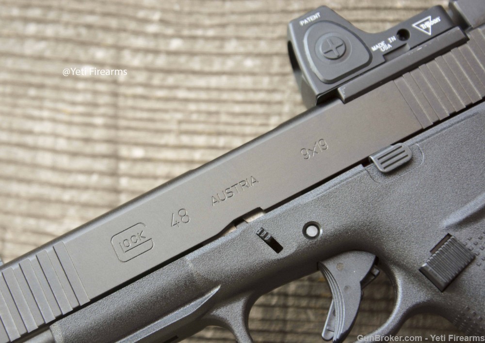 Glock 48 MOS 9mm W/ CHPWS Upgrades & RMRcc 3.25 MOA G48 No CC Fee-img-6