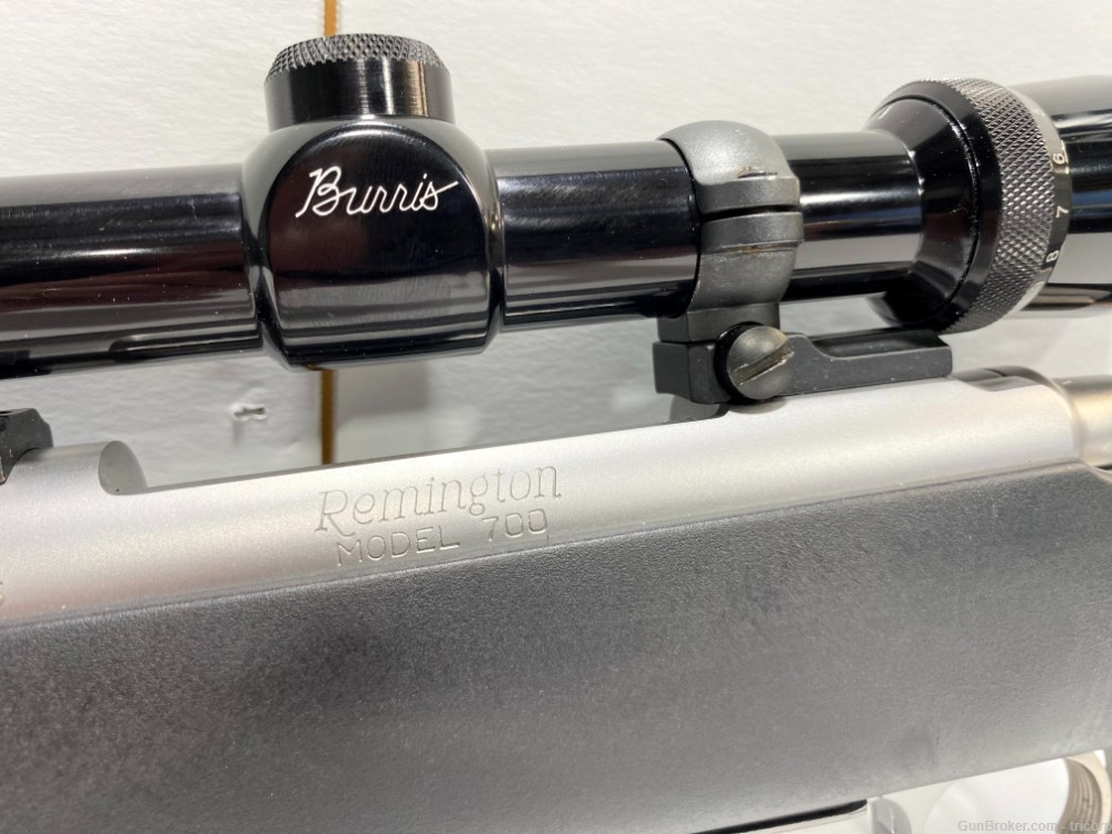 Remington 700 30-06 Stainless. Burris 3-9 NO RESERVE-img-18