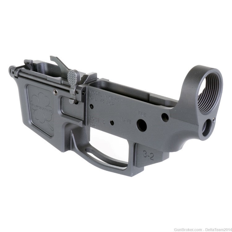 Foxtrot Mike FM-45 Billet Stripped Lower Receiver - Comp. with Glock Mags-img-3