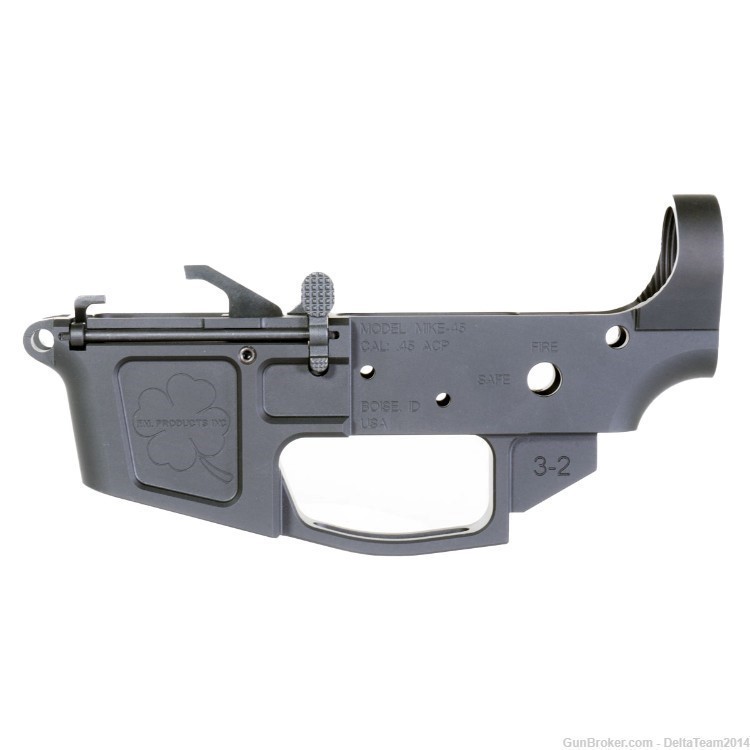Foxtrot Mike FM-45 Billet Stripped Lower Receiver - Comp. with Glock Mags-img-1