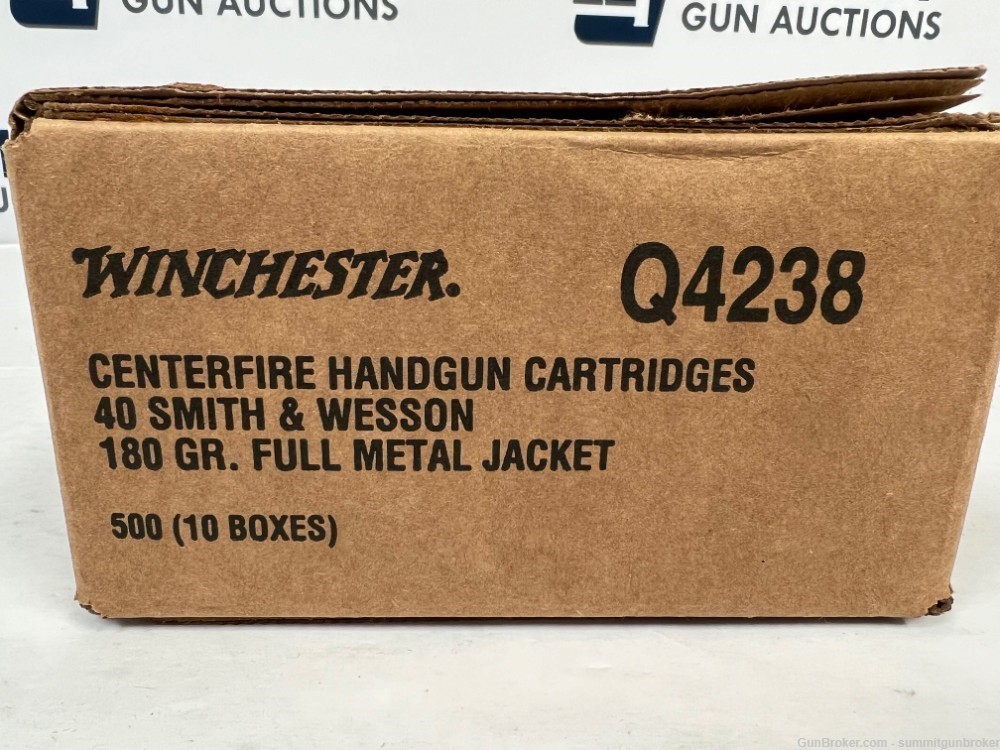  Winchester .40 S&W 180 Grain FMJ Ammunition - 500 Rounds-img-2