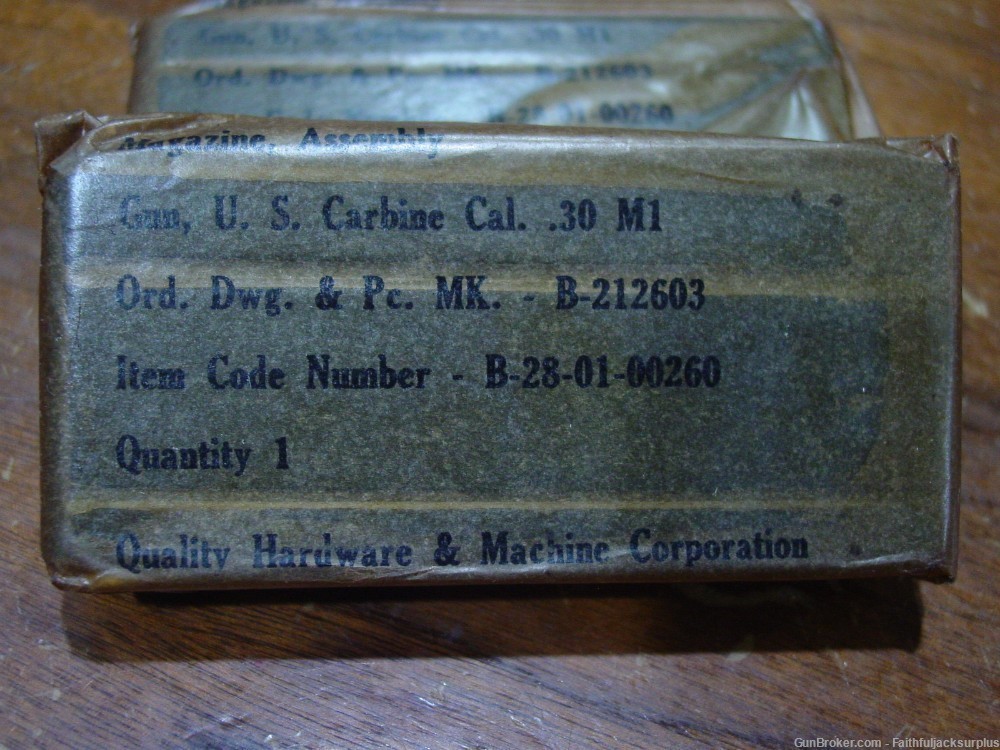  WWII US MILITARY M1 CARBINE MAGAZINE-QUALITY HARDWARE NIW -img-0