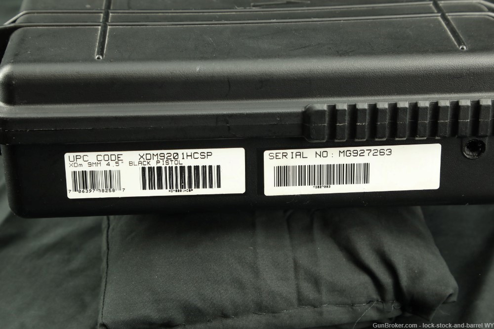 Springfield Armory XDM-9 4.5” 9mm Semi-auto Pistol w/ case and kit-img-40