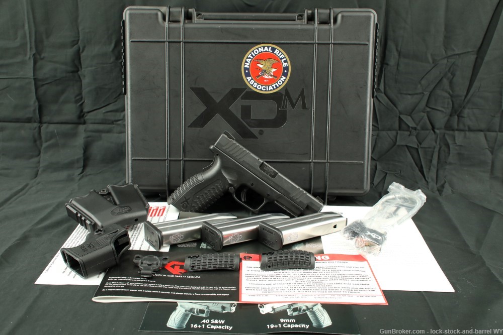 Springfield Armory XDM-9 4.5” 9mm Semi-auto Pistol w/ case and kit-img-2