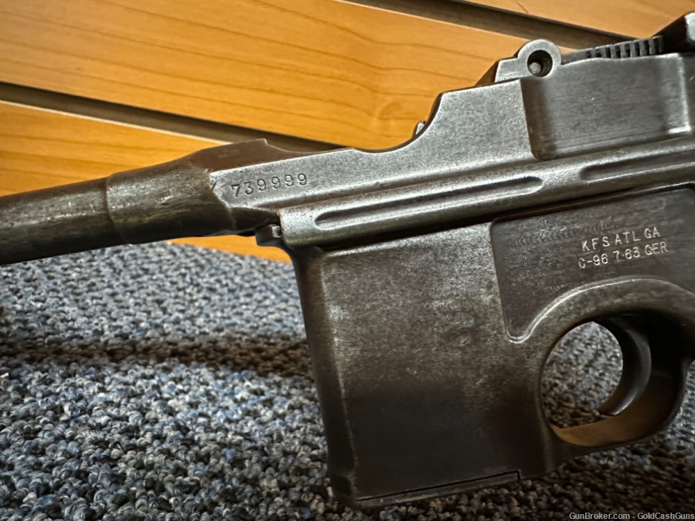 1923-1930 Mauser C96 Broomhandle 5.5", 7.63x25 10-round Capacity -img-14