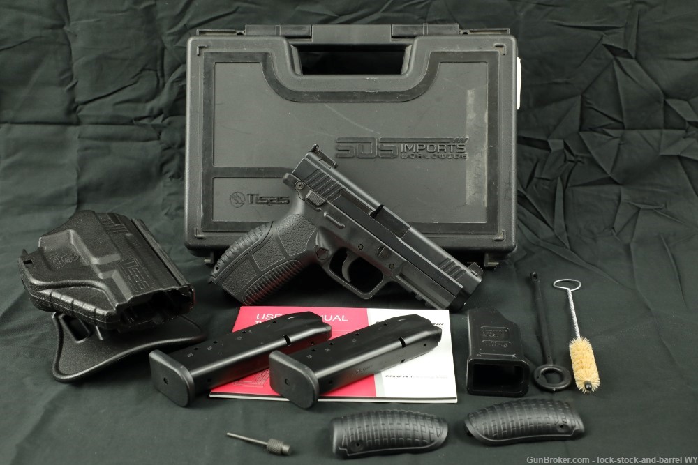 Tisas Zigana PX-9 4” Barrel 9mm Semi Auto Pistol W/ Case-img-2