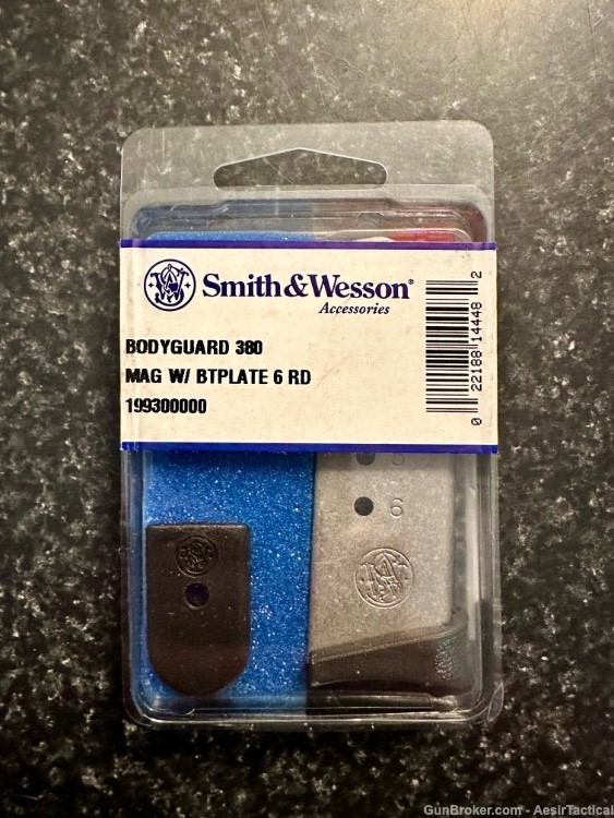Smith & Wesson Bodyguard 380 .380ACP 6-round magazine CLEARANCE-img-0