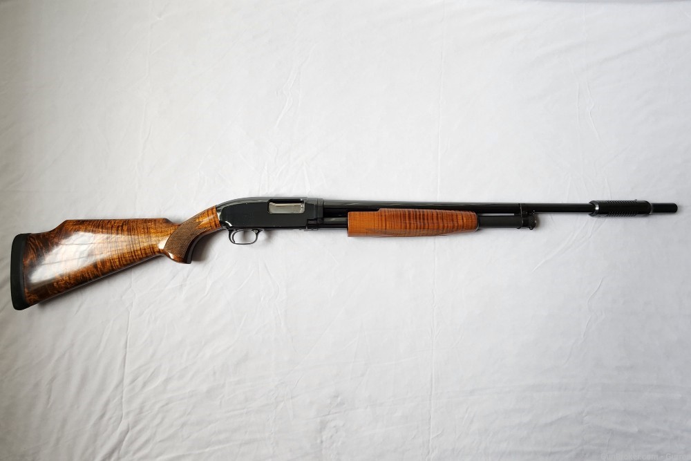 Winchester Model 12 "Slam Fire" Beautiful Wood Lyman Cutts Comp-img-0