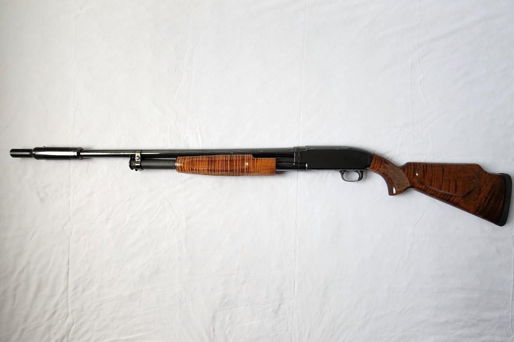 Winchester Model 12 "Slam Fire" Beautiful Wood Lyman Cutts Comp-img-1