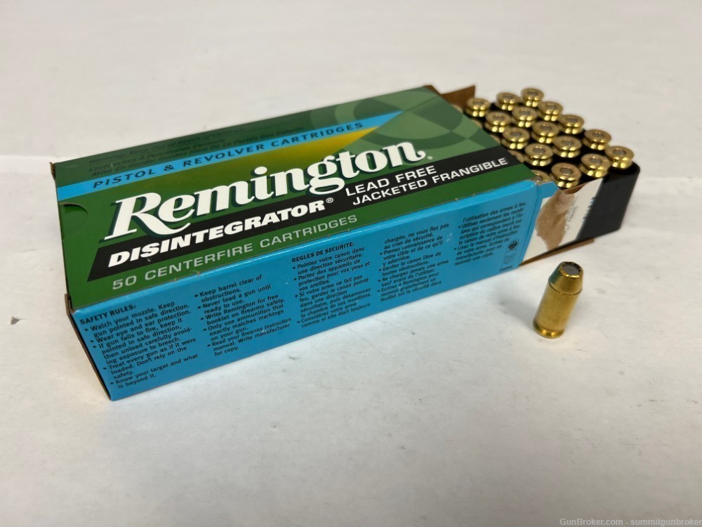Remington .40 S&W Disintegrator 141 Grain LF Jacketed Ammo - 500 Rounds-img-0
