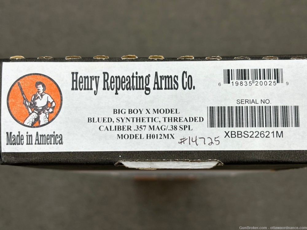 New HENRY H012MX LEVER X MODEL 357/38 SIDE LOADING GATE RIFLE no ccfee-img-5