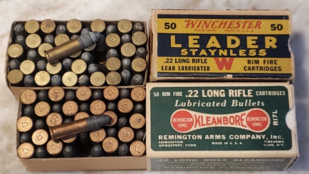 22LR Long Rifle -2 full boxes -Western Winchester and Remington dogbone-img-0