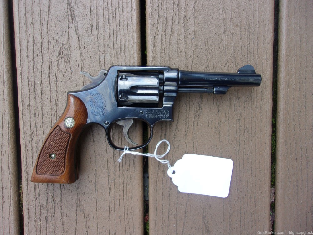 S&W Smith & Wesson 10 .38 Spcl 4" Revolver OLDER 10-7 REAL NICE $1START    -img-1