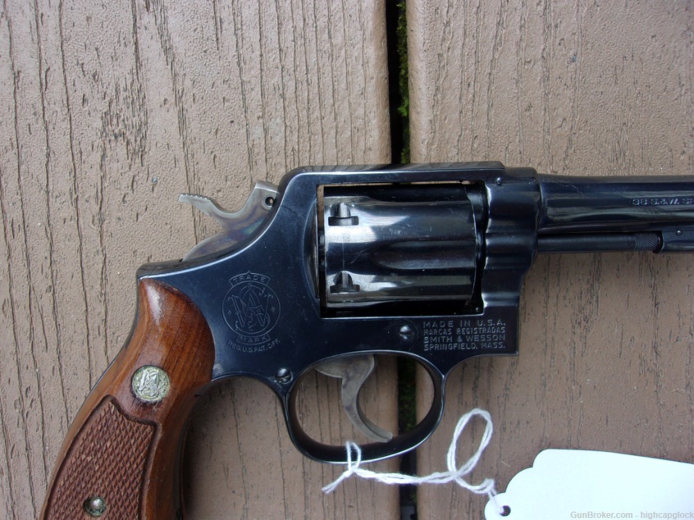 S&W Smith & Wesson 10 .38 Spcl 4" Revolver OLDER 10-7 REAL NICE $1START    -img-3