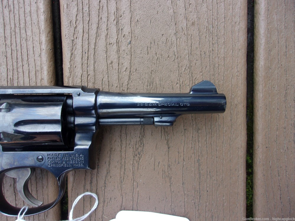 S&W Smith & Wesson 10 .38 Spcl 4" Revolver OLDER 10-7 REAL NICE $1START    -img-4