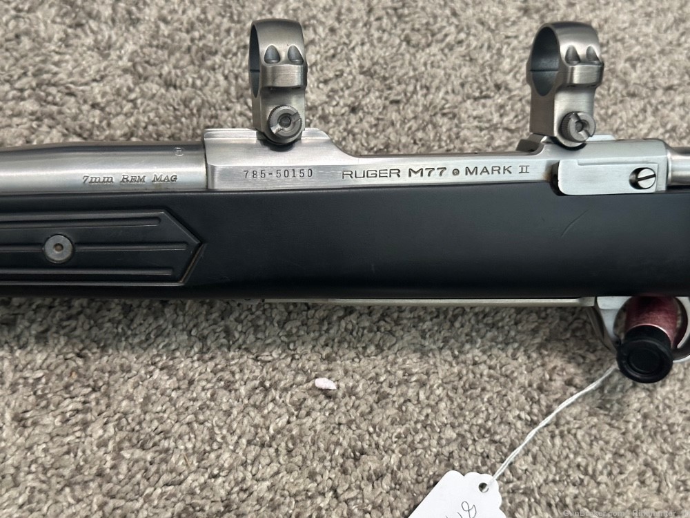 Ruger M77 mark II paddle 7mm rem mag Zytel stainless SS -img-6