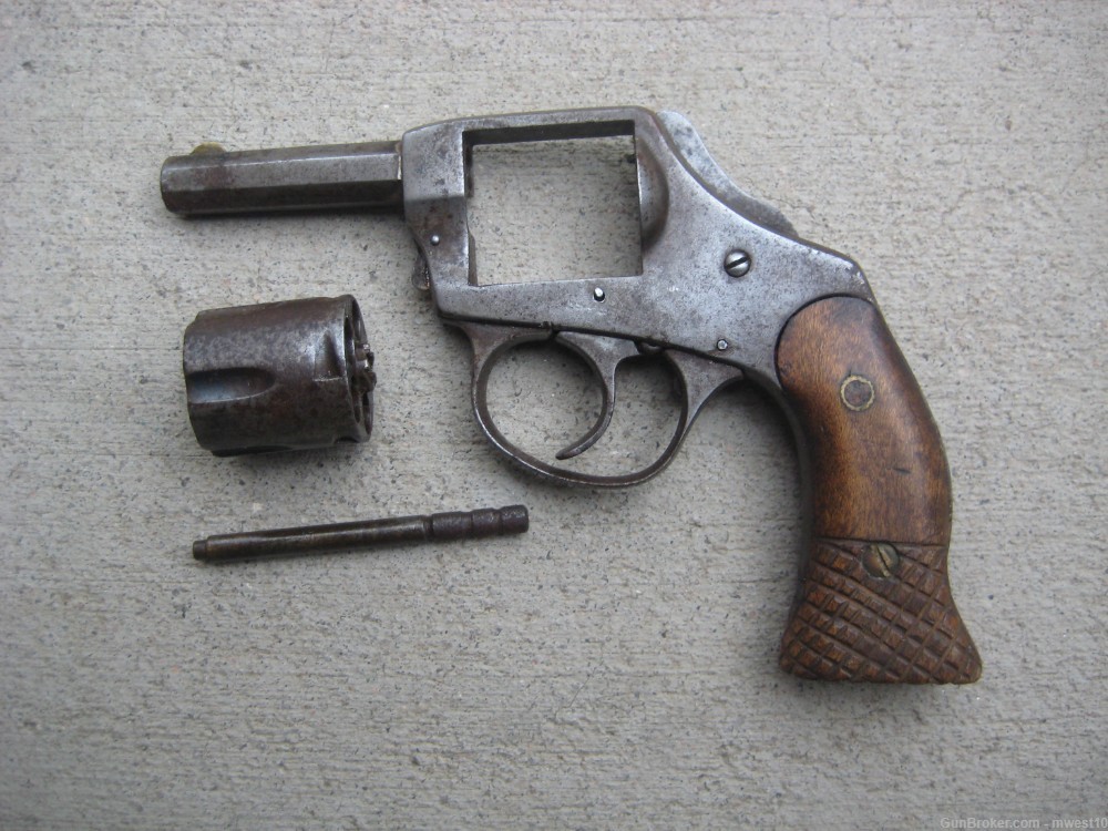Iver Johnson American Bulldog Revolver Antique-img-9