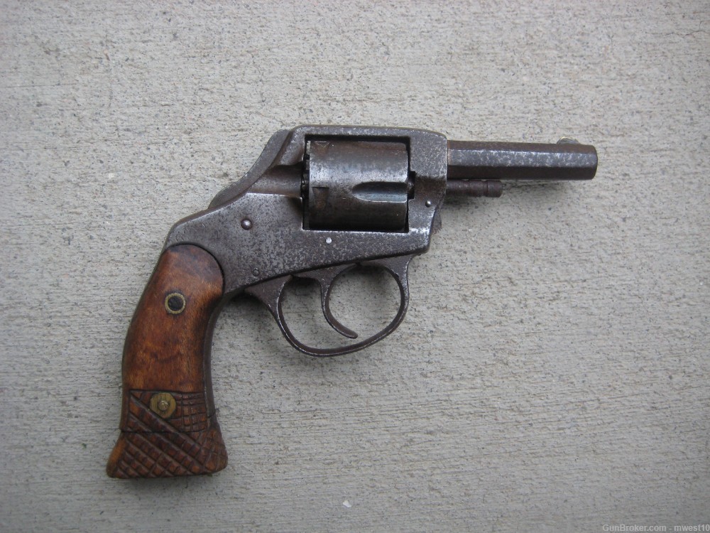 Iver Johnson American Bulldog Revolver Antique-img-6