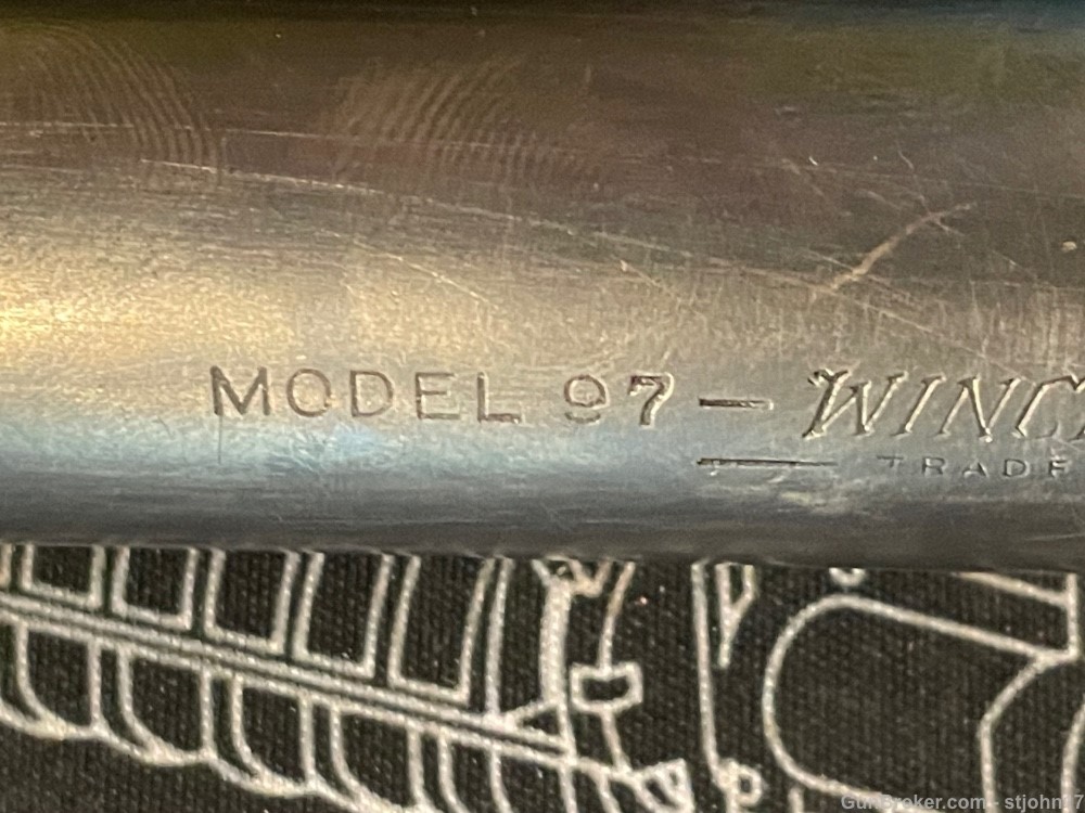 Winchester 30” Model 97 shotgun barrel 12ga full choke NO RESERVE-img-0