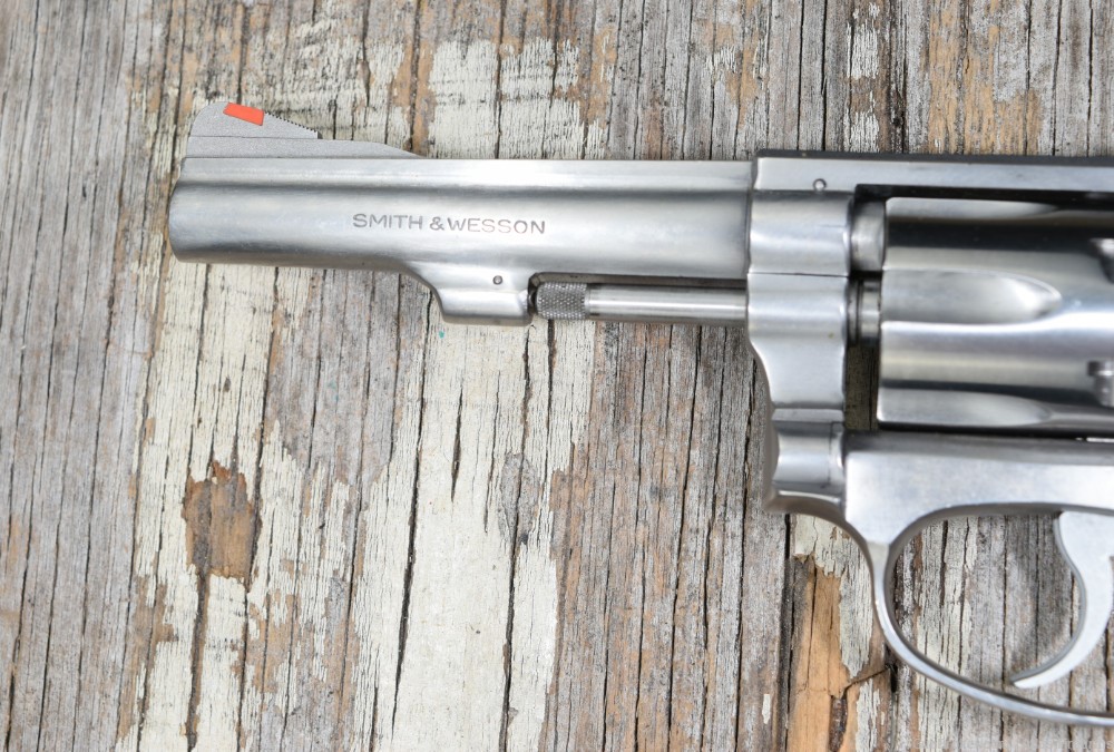 Smith & Wesson Model 63 .22LR 4" Stainless Revolver 1981-img-4