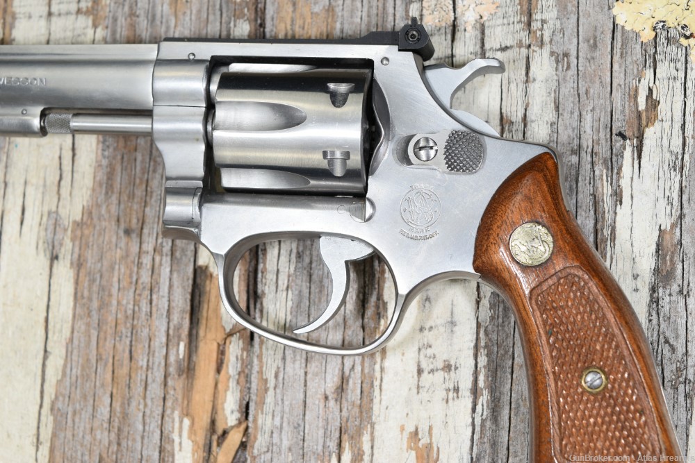Smith & Wesson Model 63 .22LR 4" Stainless Revolver 1981-img-3