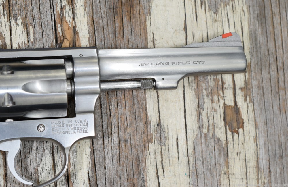 Smith & Wesson Model 63 .22LR 4" Stainless Revolver 1981-img-8