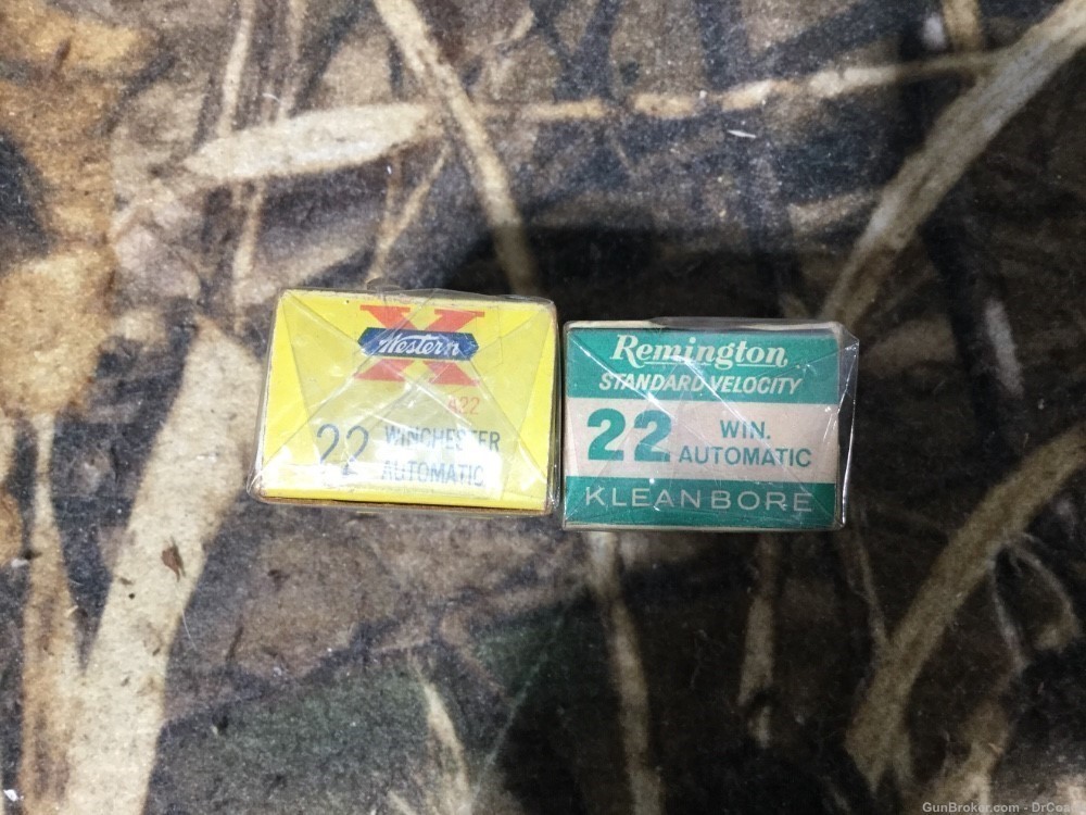 Vintage 22 Winchester Automatic ammo -img-1
