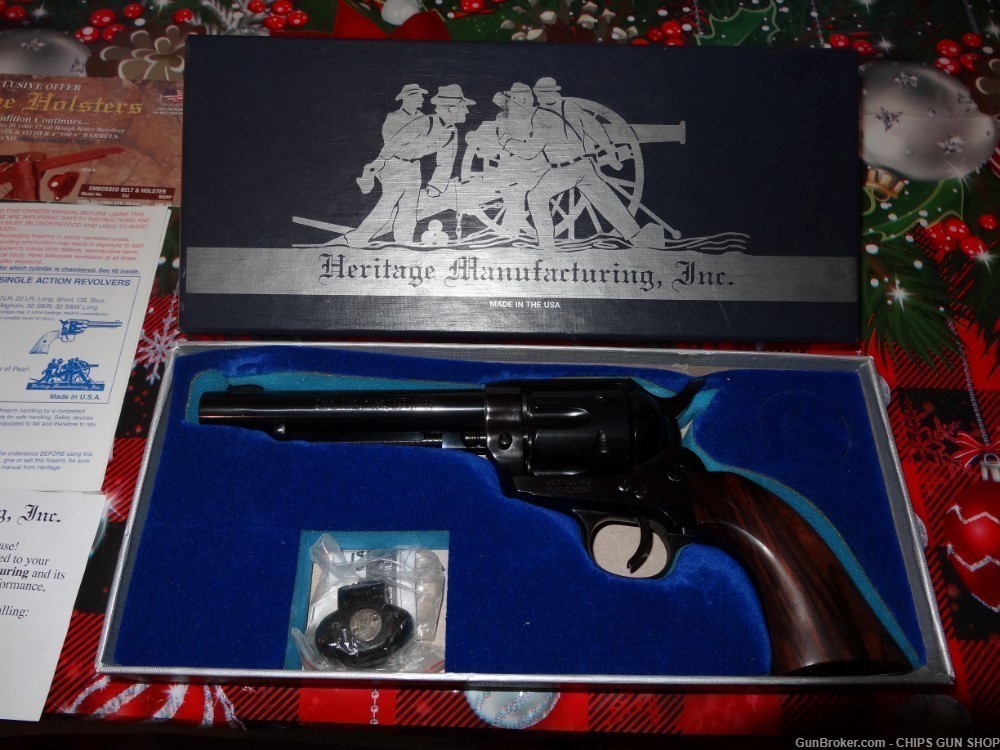 Factory New Heritage Arms Rough Rider 45 LC,  5 1/2 Blue-img-0