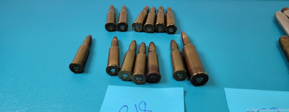 Lot of WWI WWII Ammunition Ammo Cartridges Military 38-55 M1 Carbine + MORE-img-14