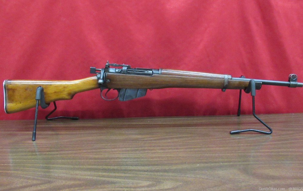 Lee Enfield No. 5 MK I SMLE .303 British Bolt Action Rifle Sporterized-img-0